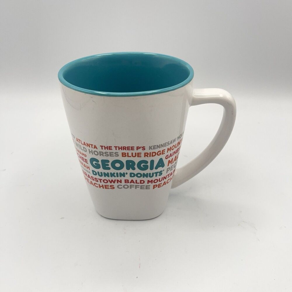 Dunkin Donuts Destination Coffee Mug Souvenir Georgia Tybee Island Atlanta Macon